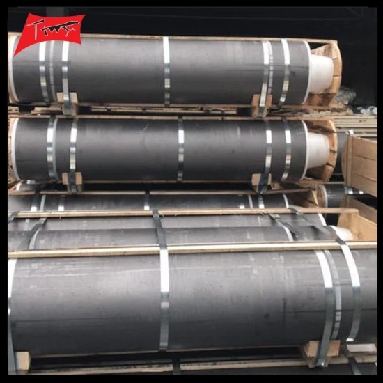 UHP 350mm Graphite Electrode with Nipples for Steel Production