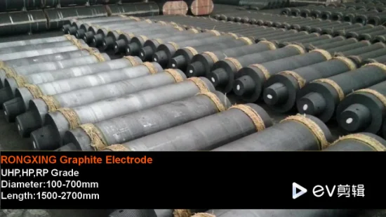 400mm Graphite Electrodes 1800mm Length Low Resistivity Graphite Electrodes for Eaf Lf
