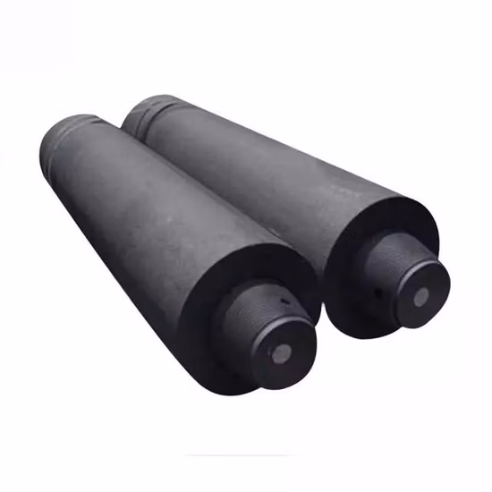 UHP 500mm Carbon Graphite Electrode with 4tpi Nipples for Eaf