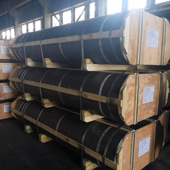 UHP (Ultra High Power) Grade and Electrode Block Type 300~600mm Dia Graphite Electrode